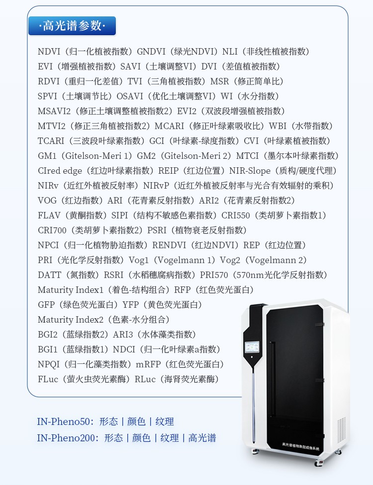 植物表型成像系统