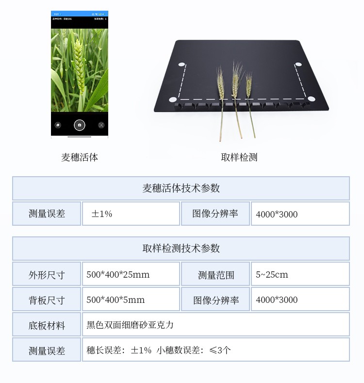小麦亩穗数测量仪