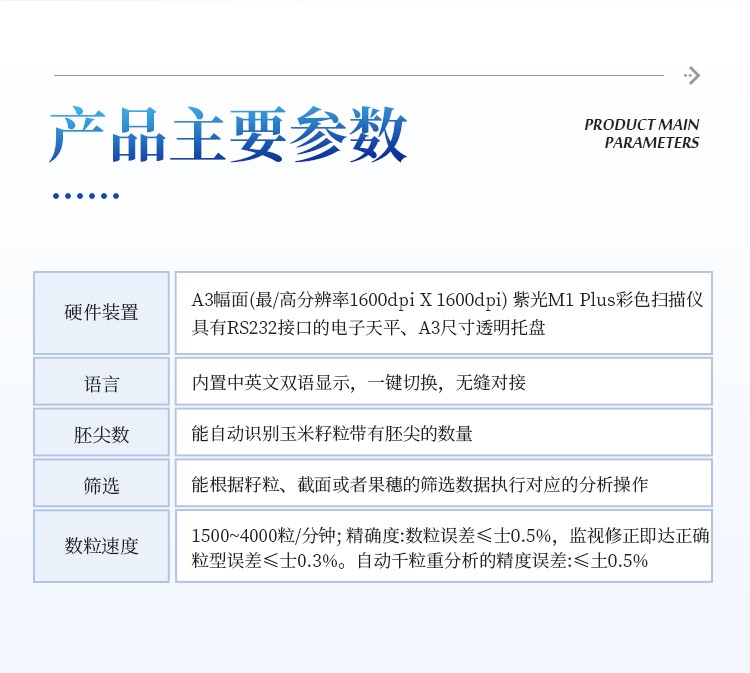 玉米考种分析系统 玉米考种分析系统