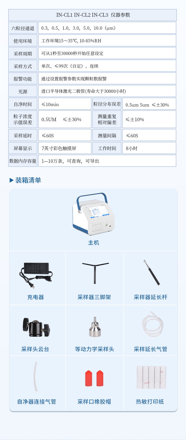尘埃粒子计数器