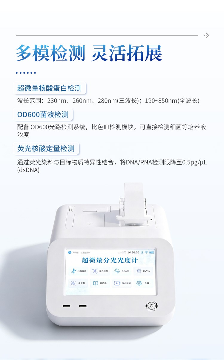 超微量分光光度计 超微量分光光度计
