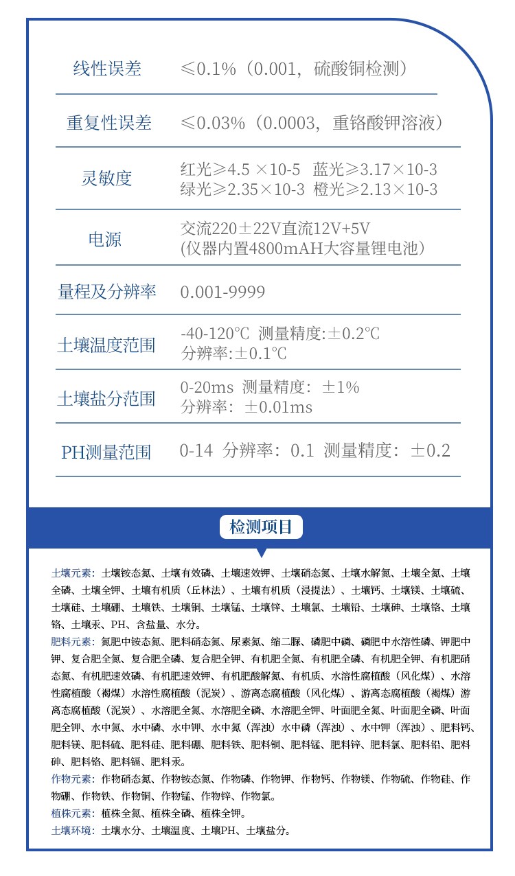 土壤肥料养分含量检测仪 土壤肥料养分含量检测仪